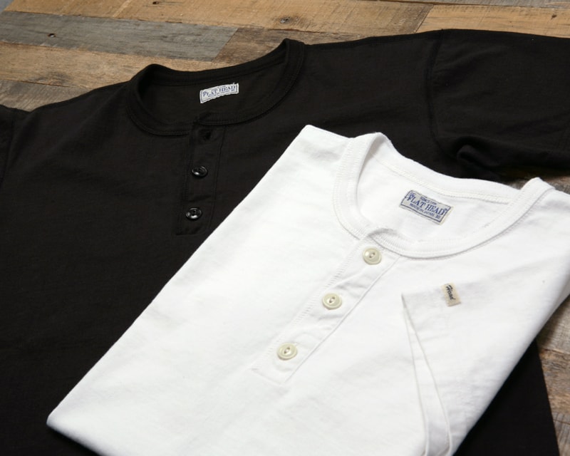 ヘンリーネック Tシャツ Fn Thh 001 The Flat Head ヘンリーネック Tシャツ Fn Thh 001 The Flat Head