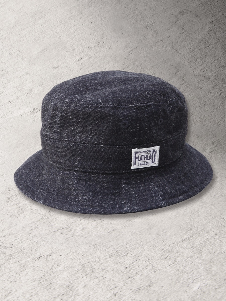 デニム バケットハット Fn Hh001 The Flat Head デニム バケットハット Fn Hh001 The Flat Head