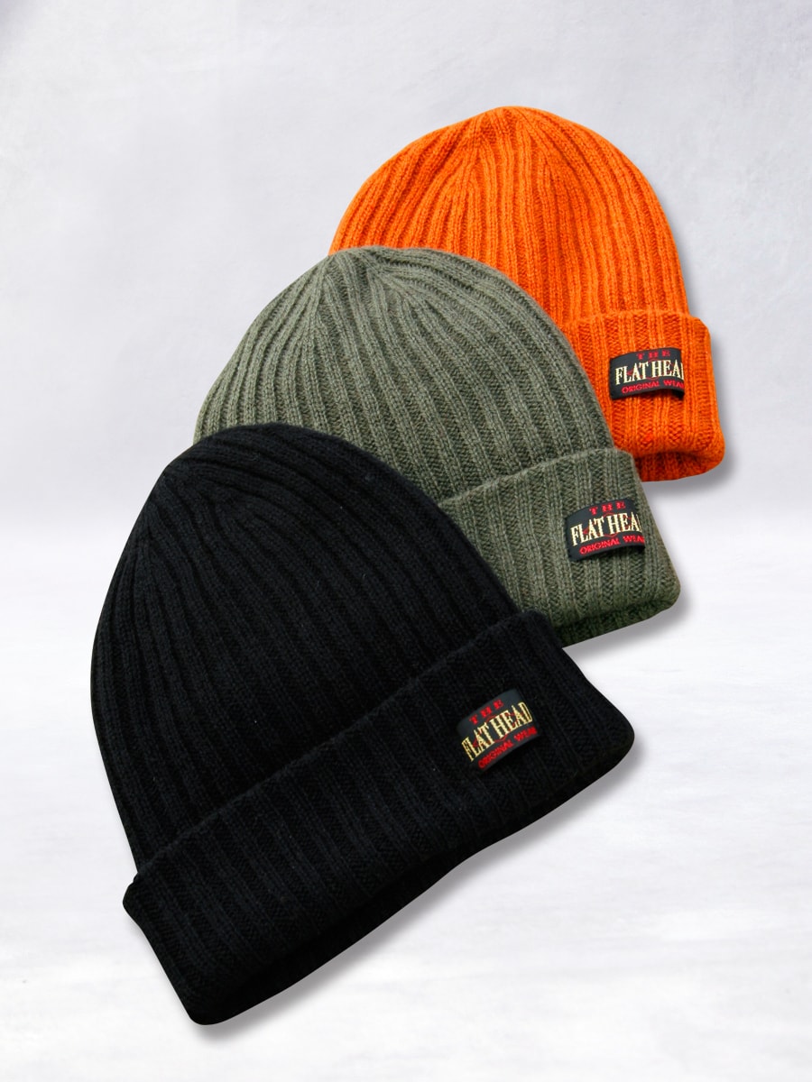 ウール ニットキャップ Fn Hk001 The Flat Head ウール ニットキャップ Fn Hk001 The Flat Head