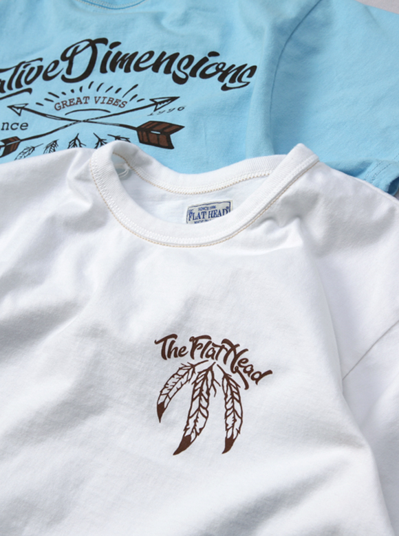 .01 コットン100％による度詰生地を使用した肉厚でコシ感のあるTシャツ