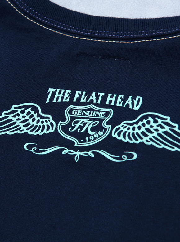 3本針の1本外し Tシャツ FN-THC-019 | THE FLAT HEAD