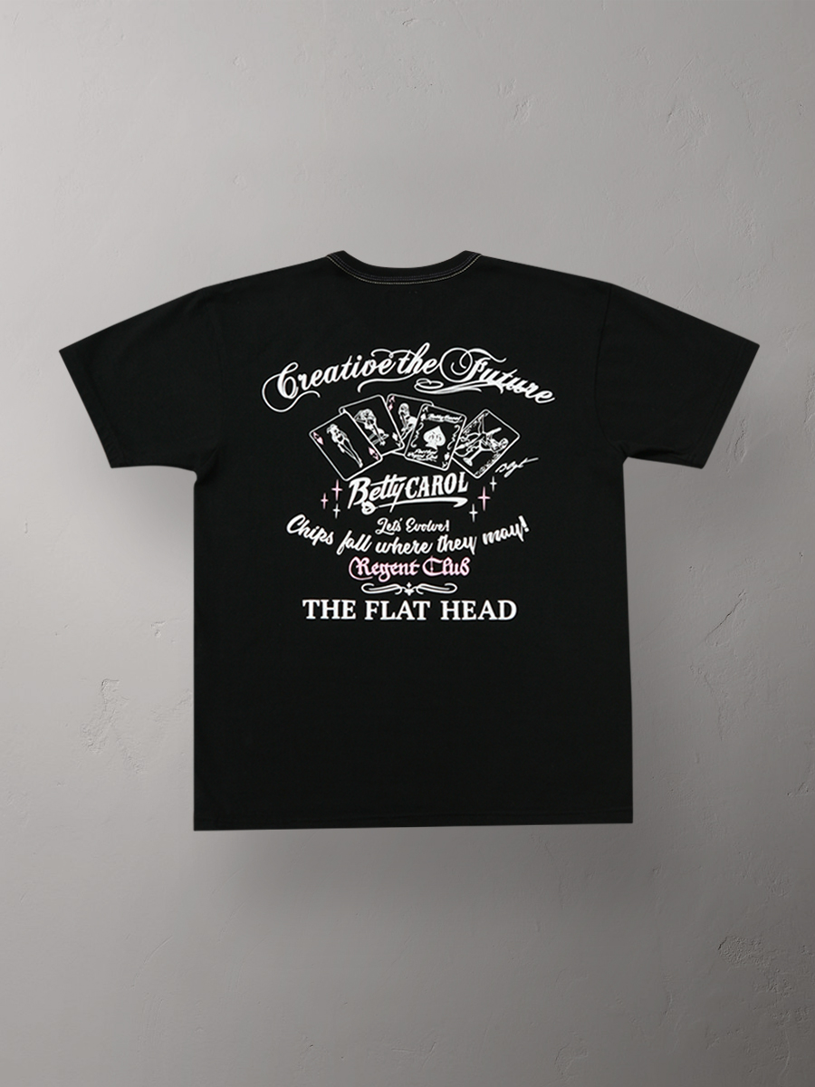 3本針の1本外し Tシャツ FN-THC-023