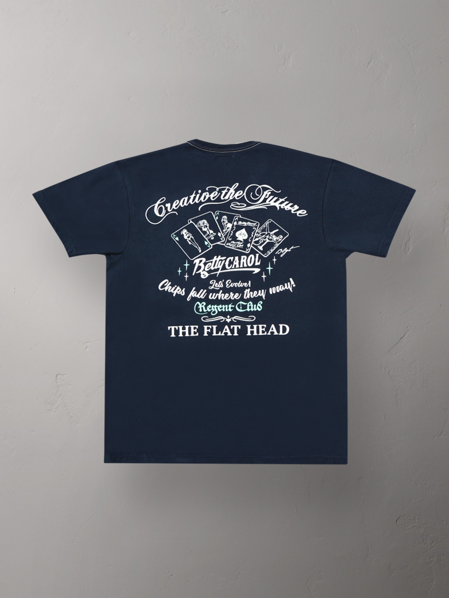 3本針の1本外し Tシャツ FN-THC-023