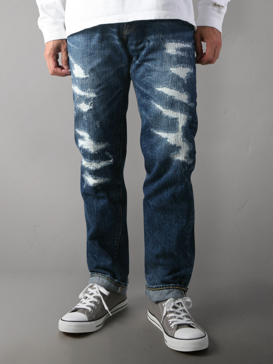 FN-3009R TAPERED STRAIGHT JEANS USED REMAKE