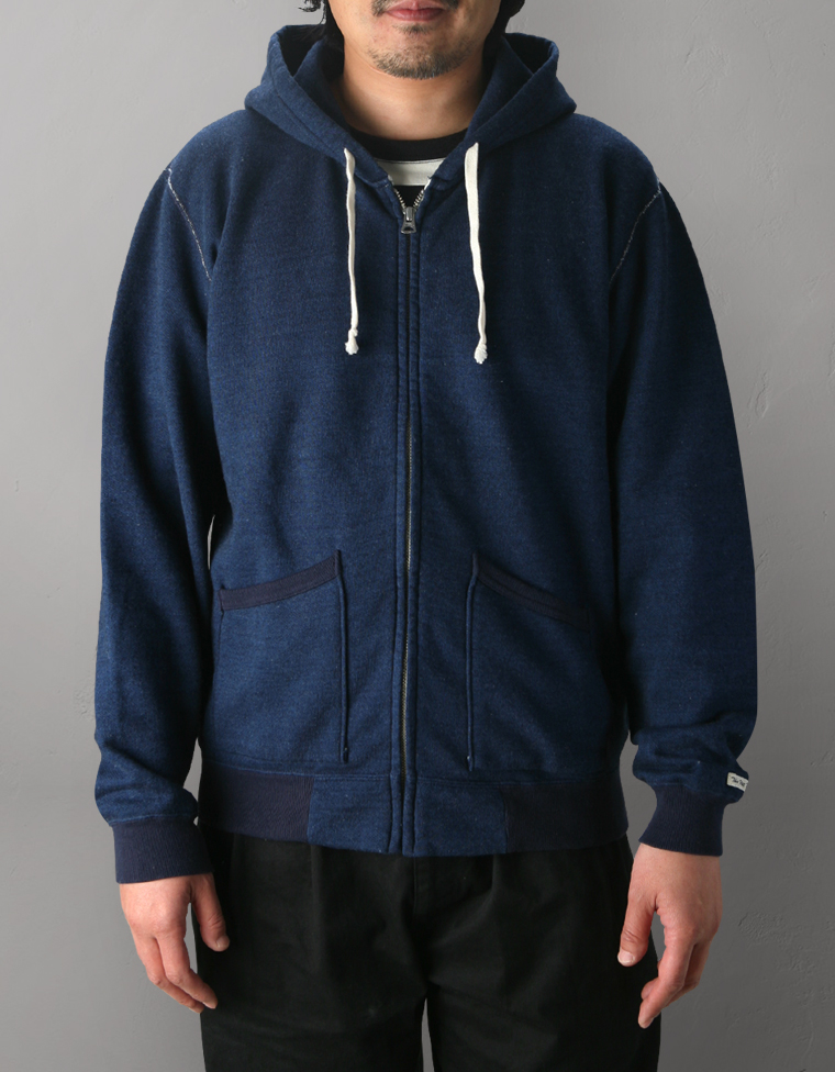 FN-MIZP-001 INDIGO FULL ZIP PARKA