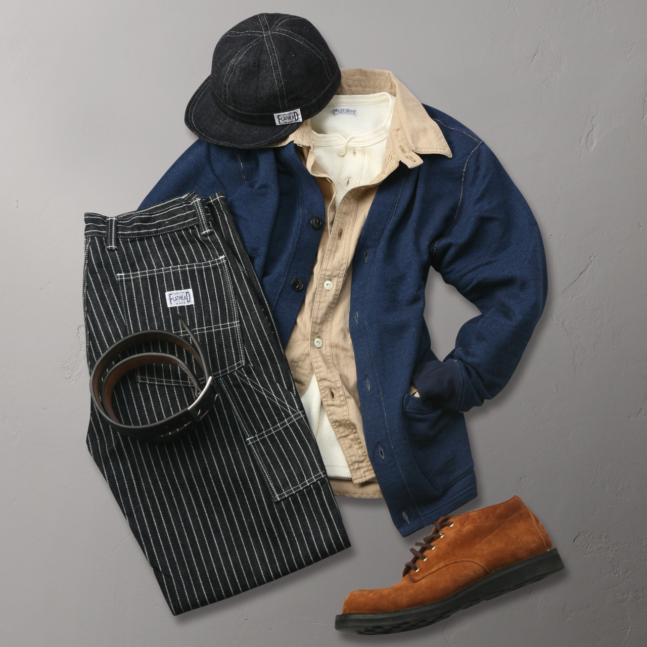 グッドイナフ 2TONE ヘンリーネックサーマル Good On Official Online Store | グッドオン オフィシャルサイト