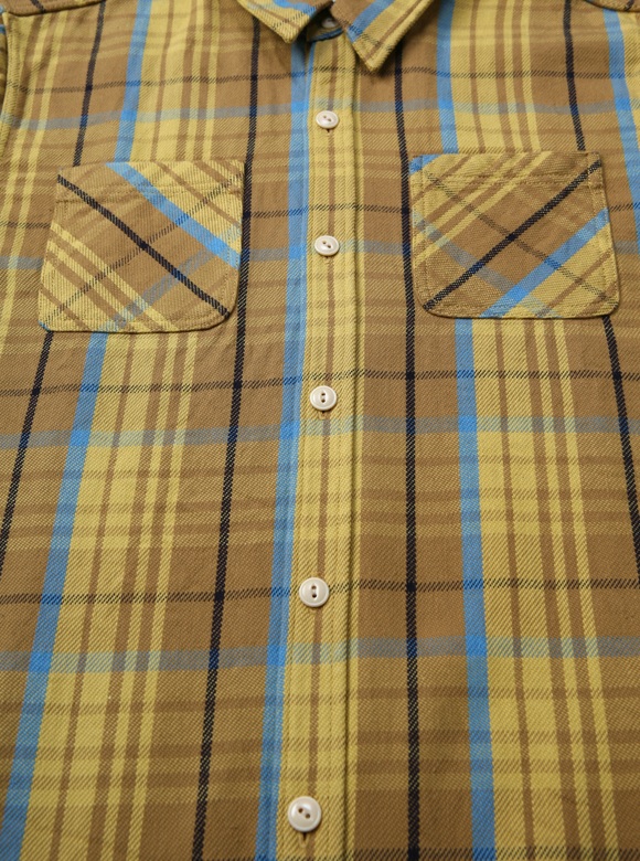 THE FLAT HEAD チェック柄ネルシャツ サイズ40 02w17674 ザフラットヘッド THE FLAT HEAD ネルシャツ チェック