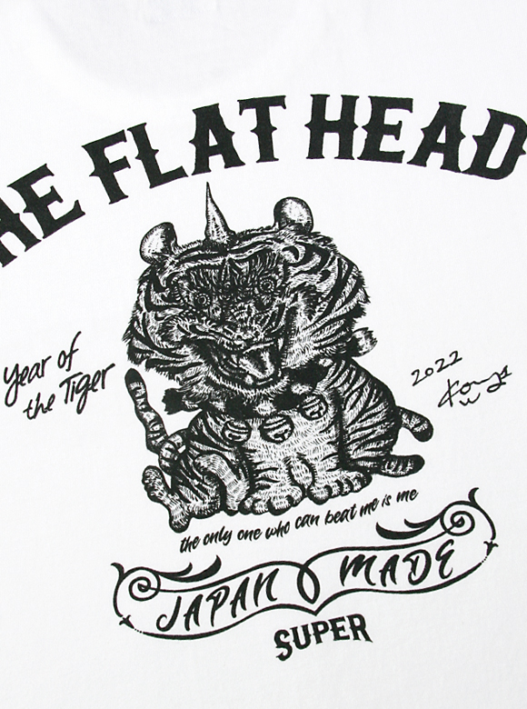 小松美羽 干支 Tシャツ 寅 FN-THC-KM13 | THE FLAT HEAD