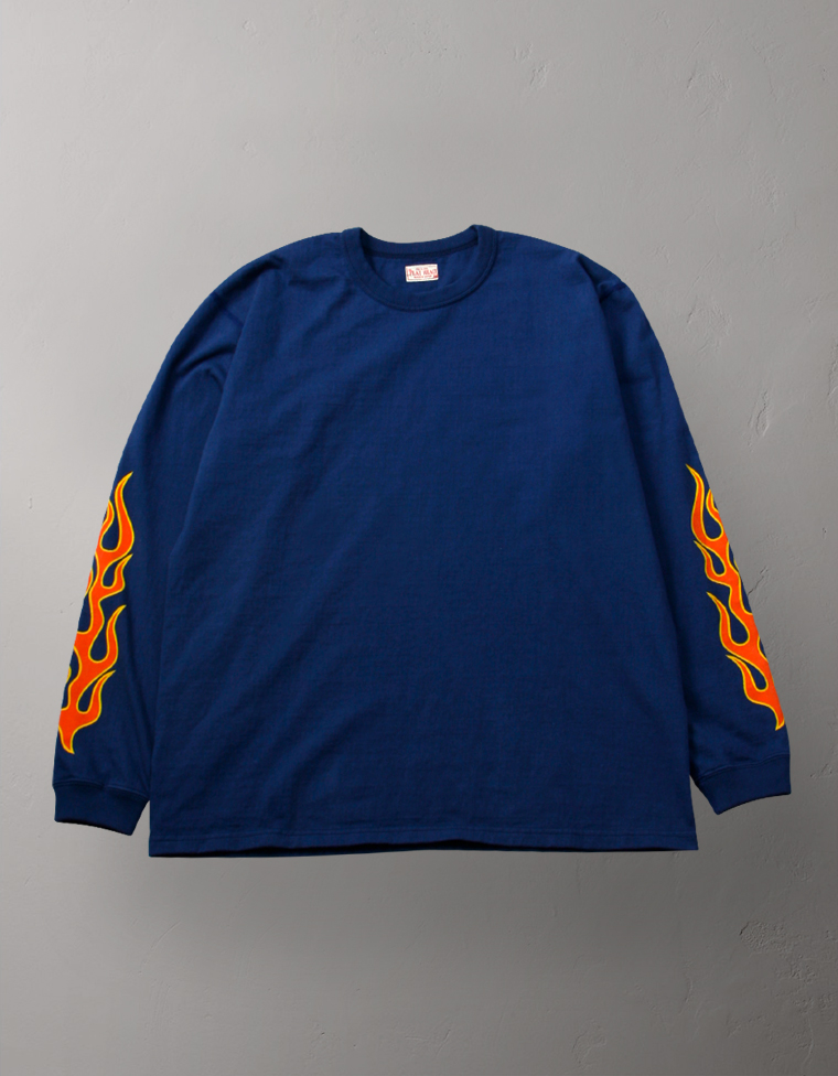ビッグシルエット ロングスリーブTシャツ - FLYING WHEEL -