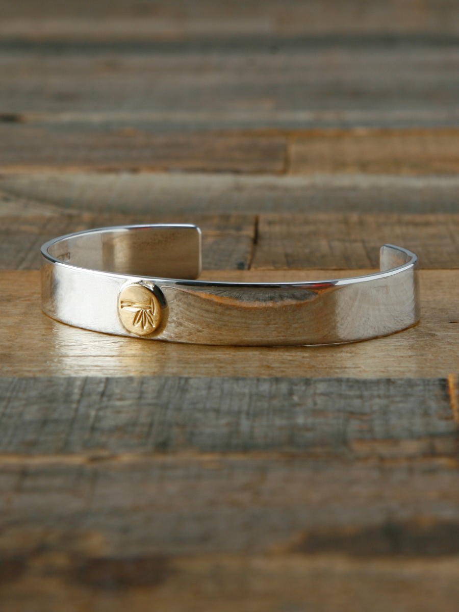 FN-JB-022 INGOT BANGLE / K18