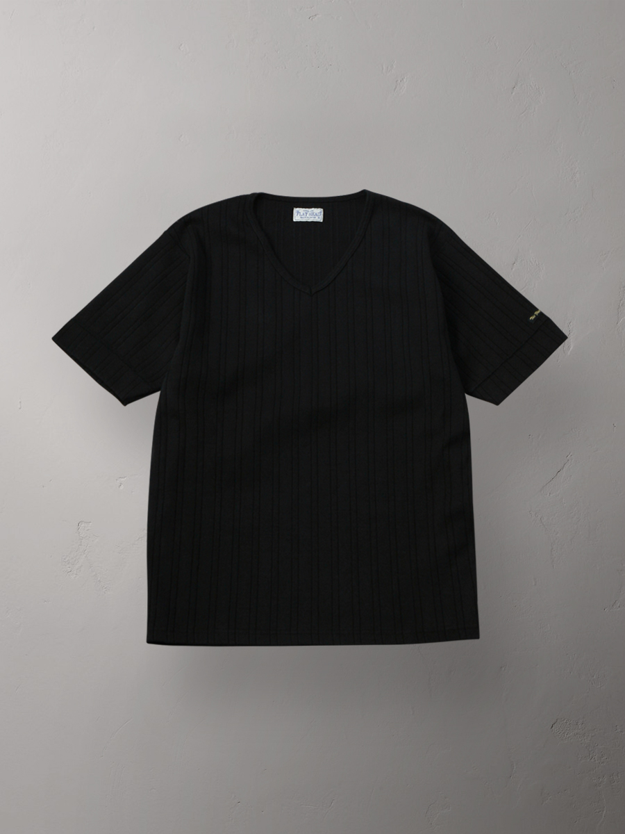 フライス Vネック Tシャツ FN-TLV-001