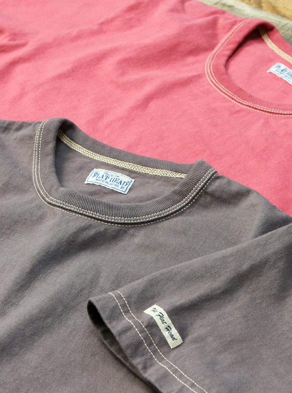 3本針の1本外し Tシャツ FN-THC-001 | THE FLAT HEAD
