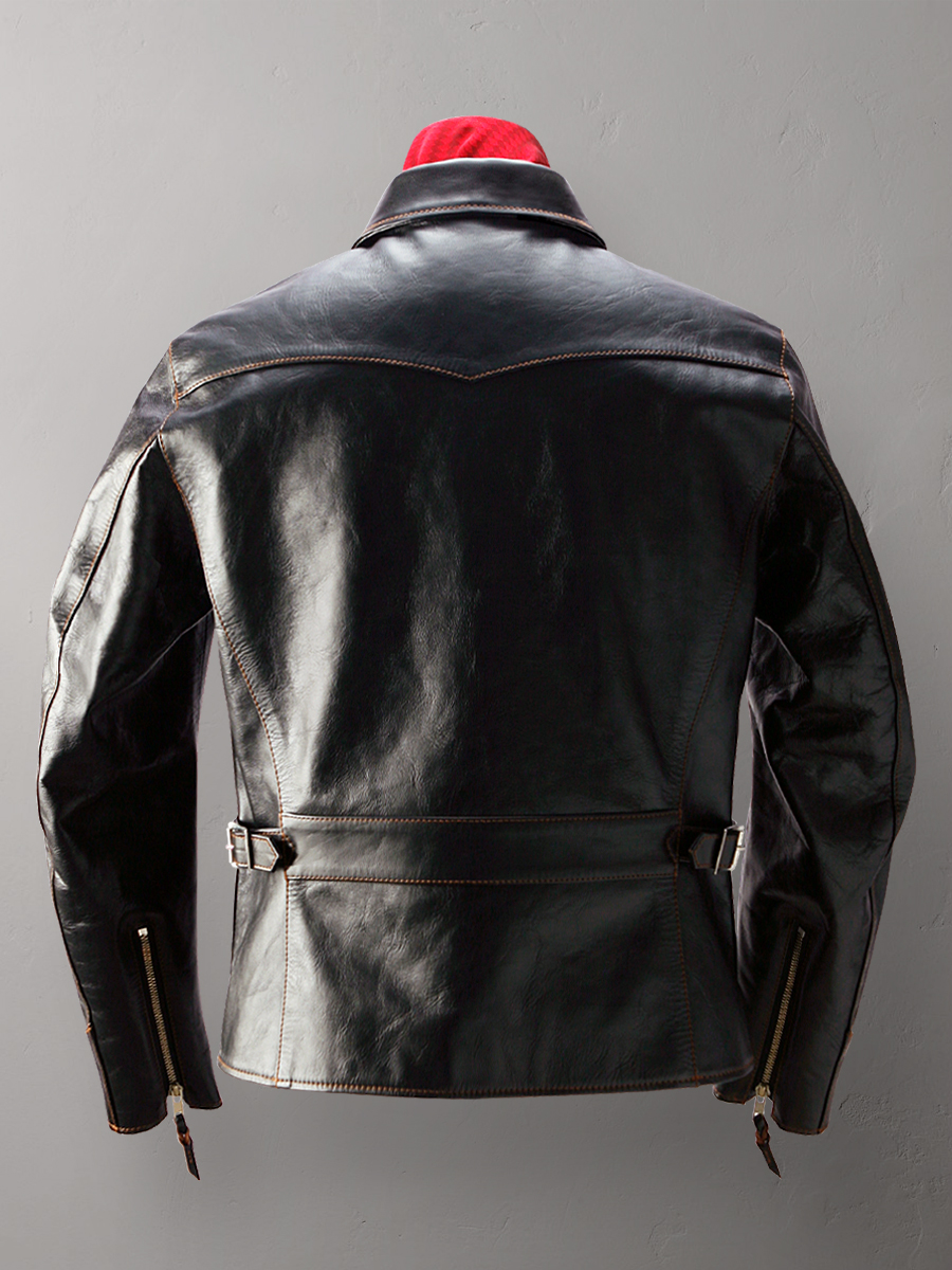 FN-LJ-HS005 HORSEHIDE SINGLE RIDERS JACKET