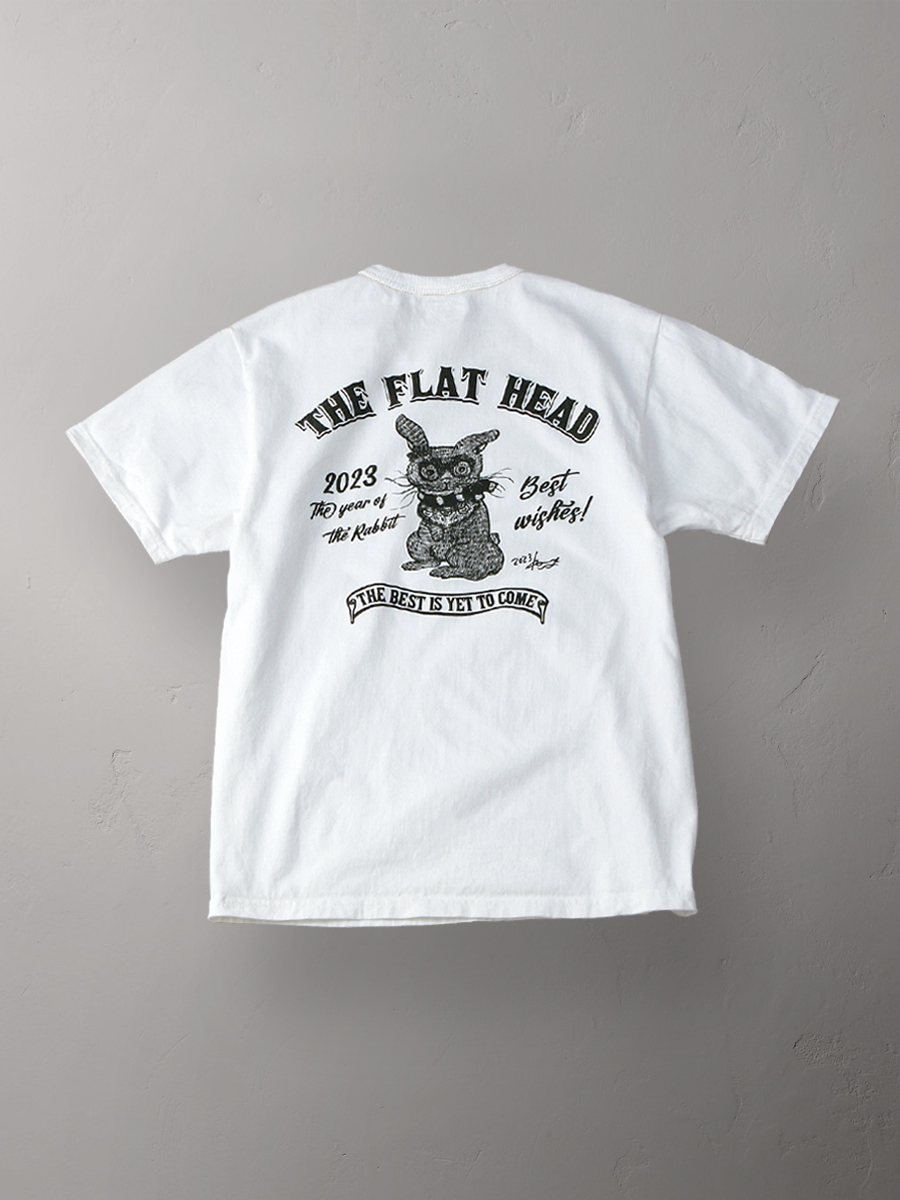 小松美羽 干支 Tシャツ 卯 2023 MIWAKOMATSU ETO FN-THC-KM14 | THE FLAT HEAD | THE FLAT  HEAD