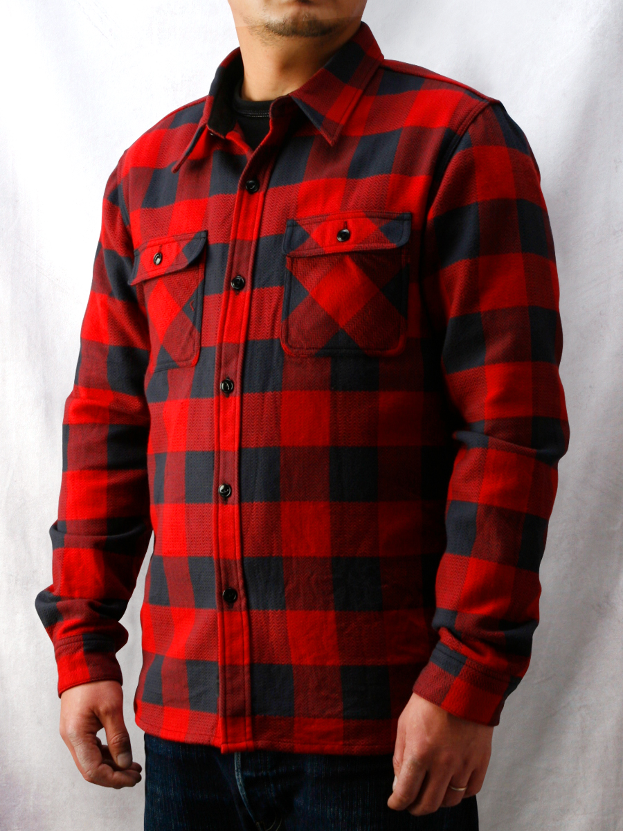 FN-SNR-101L BLOCK CHECK FLANNEL SHIRT