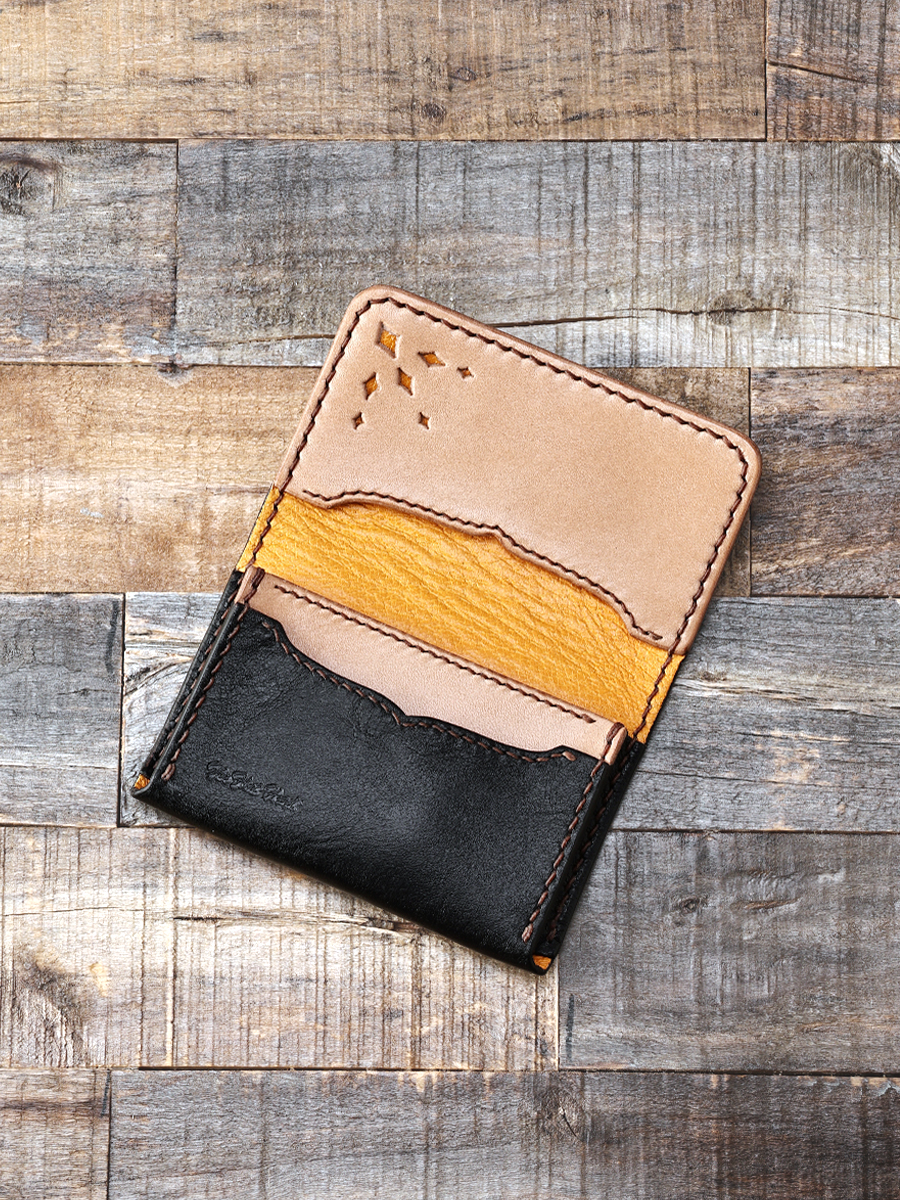 FN-C4C4-5S4O CARD CASE - HORSEHIDE × 多脂革(webshop limited)