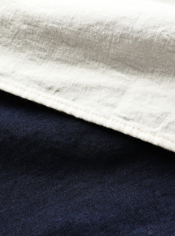 .02 カラーごとに特色の異なる旧式シャトル織機生地