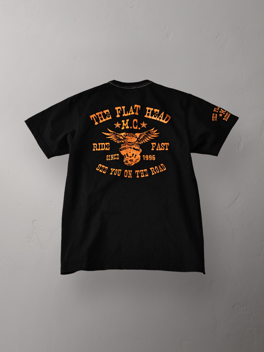 3本針の1本外し Tシャツ FN-THC-033 | THE FLAT HEAD