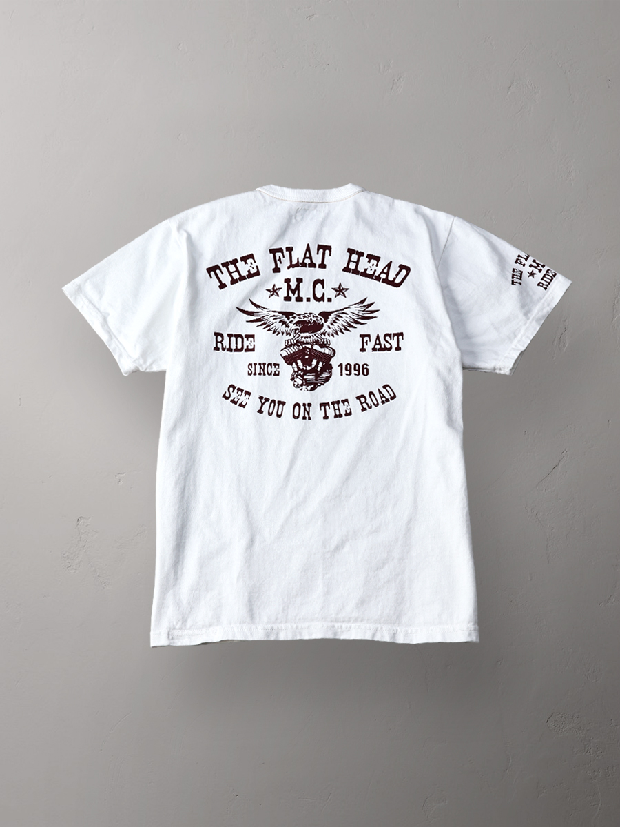 3本針の1本外し Tシャツ FN-THC-033 | THE FLAT HEAD