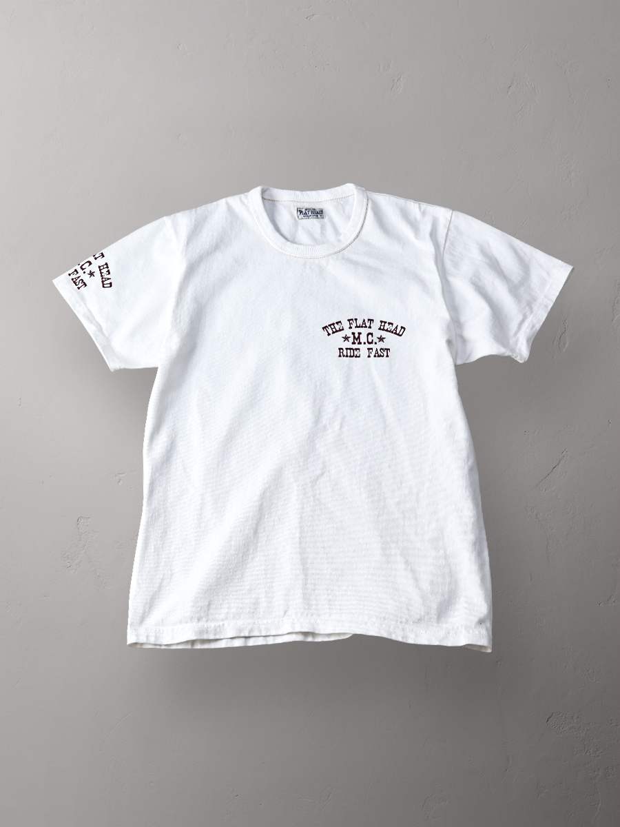 3本針の1本外し Tシャツ FN-THC-033