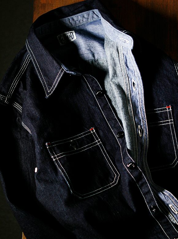 シャツ【ヒゲあり！】フラットヘッド DENIMWORKSHIRTデニムワークシャツ