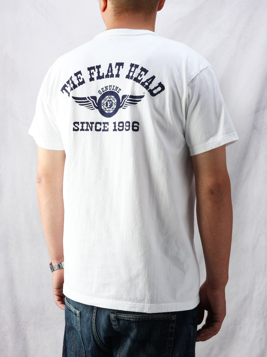 3本針の1本外し Tシャツ FN-THC-202 | THE FLAT HEAD