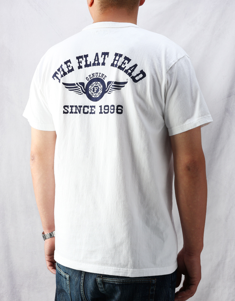 3本針の1本外し Tシャツ FN-THC-202 | THE FLAT HEAD