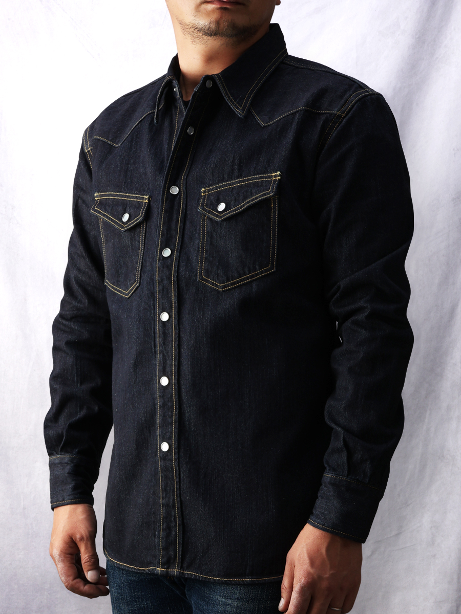 FN-SDW-001L DENIM WESTERN SHIRT