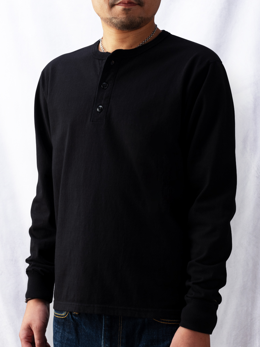 FN-TSHL-001 HENLEY NECK LONG SLEEVE T-SHIRT