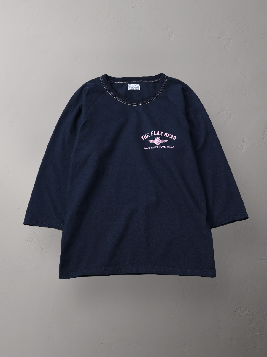 ラグラン 七分袖 Tシャツ FN-TSRB-001 | THE FLAT HEAD