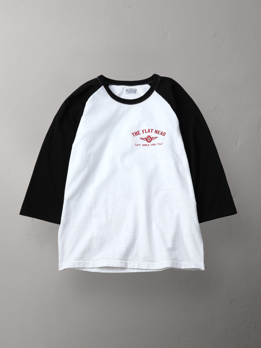 ラグラン 七分袖 Tシャツ FN-TSRB-001