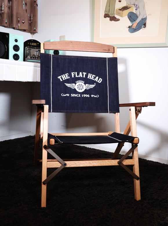 .01 「OUTSIDE IN×THE FLAT HEAD」ダブルネームアウトドアチェア