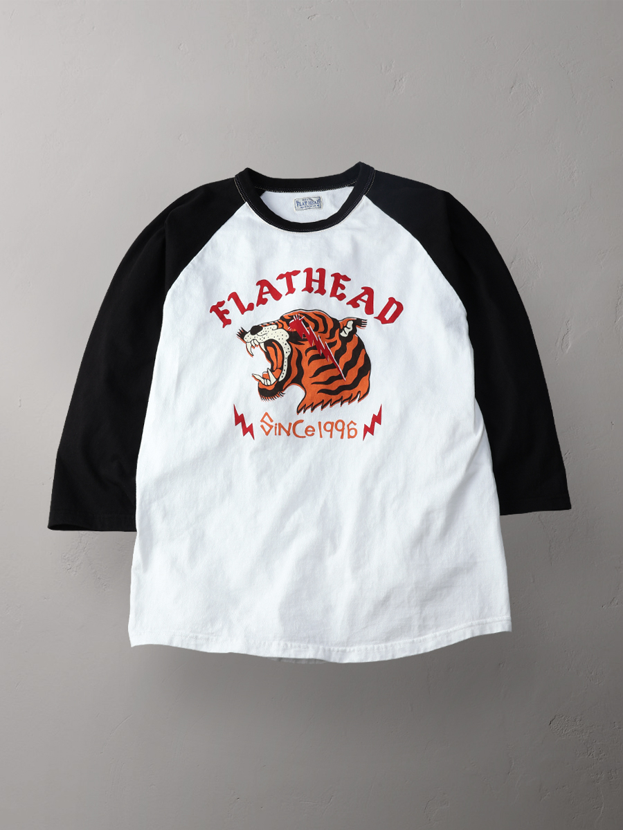 ラグラン 七分袖 Tシャツ FN-TSRB-002 | THE FLAT HEAD