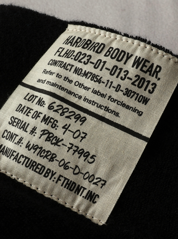 .03 フォントにもこだわったミリタリータグ