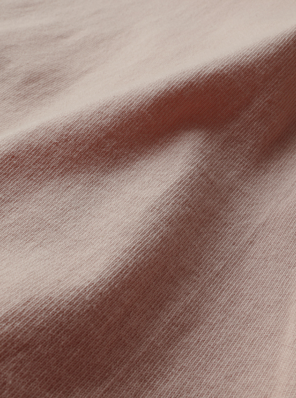 .01 柔らかく肌触りの良い着心地が楽しめる吊り編み生地