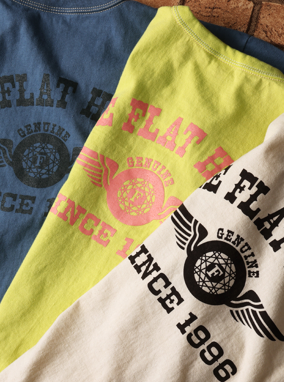 3本針の1本外し Tシャツ FN-THC-202 | THE FLAT HEAD