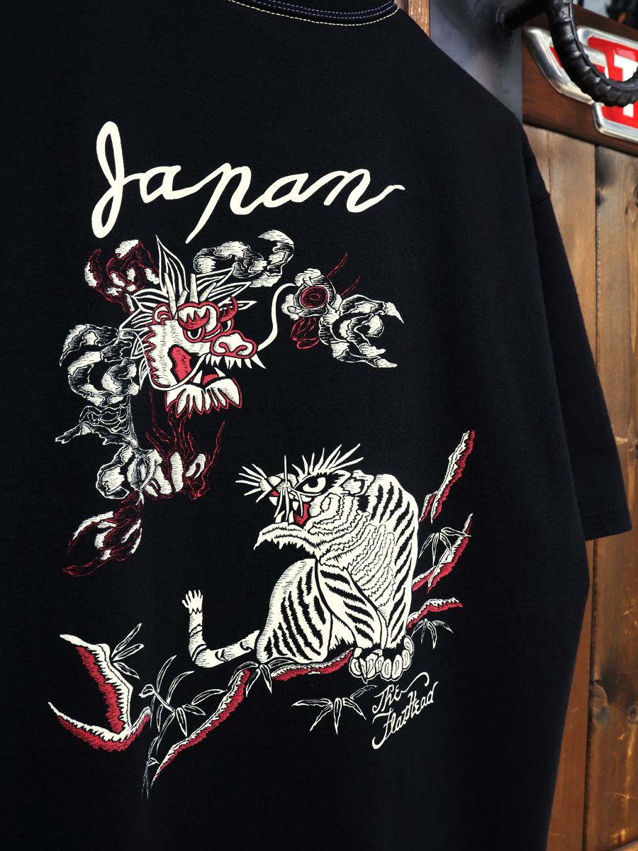 ウェブショップ限定 3本針の1本外し Tシャツ FN-THC-055