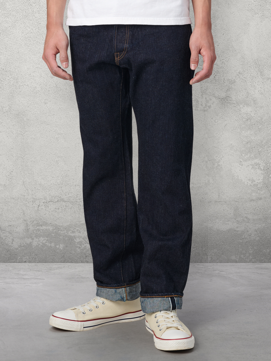 14.5oz テーパードストレート ジーンズ FN-3009