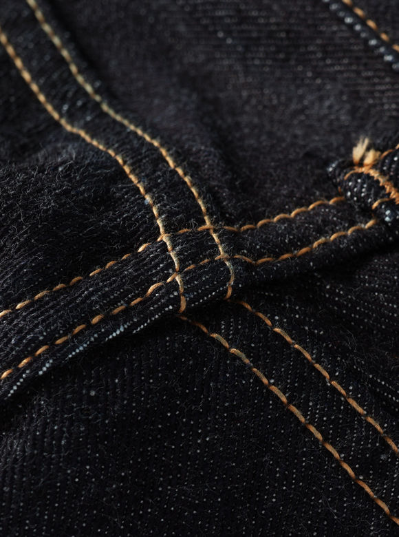 .02 独特な経年変化「パッカリング」が楽しめる巻き縫い縫製