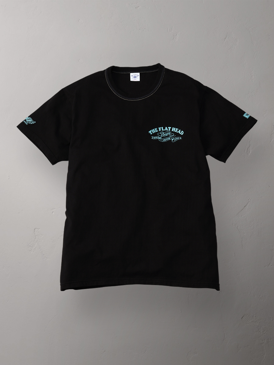 ウェブショップ限定 3本針の1本外し Tシャツ FN-THC-043EC
