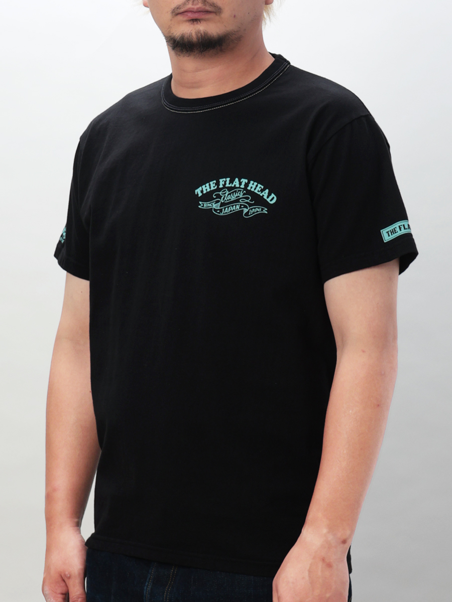 ウェブショップ限定 3本針の1本外し Tシャツ FN-THC-043EC