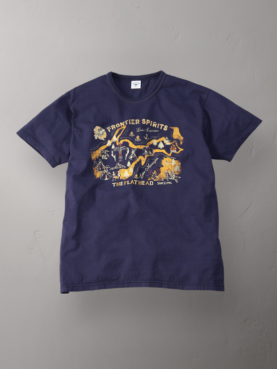 3本針の1本外し Tシャツ FN-THC-056