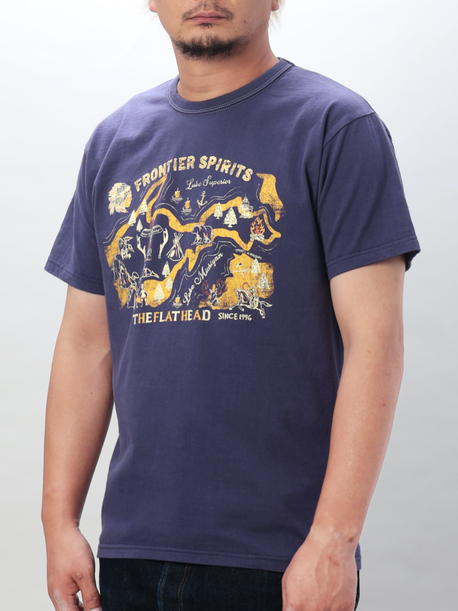 3本針の1本外し Tシャツ FN-THC-056