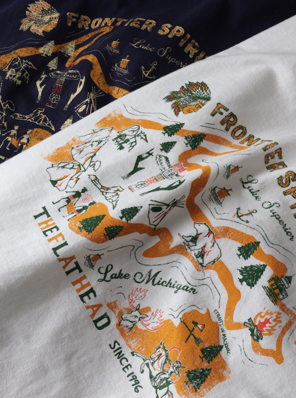 .03 ヴィンテージのようなレトロ感を演出したプリント