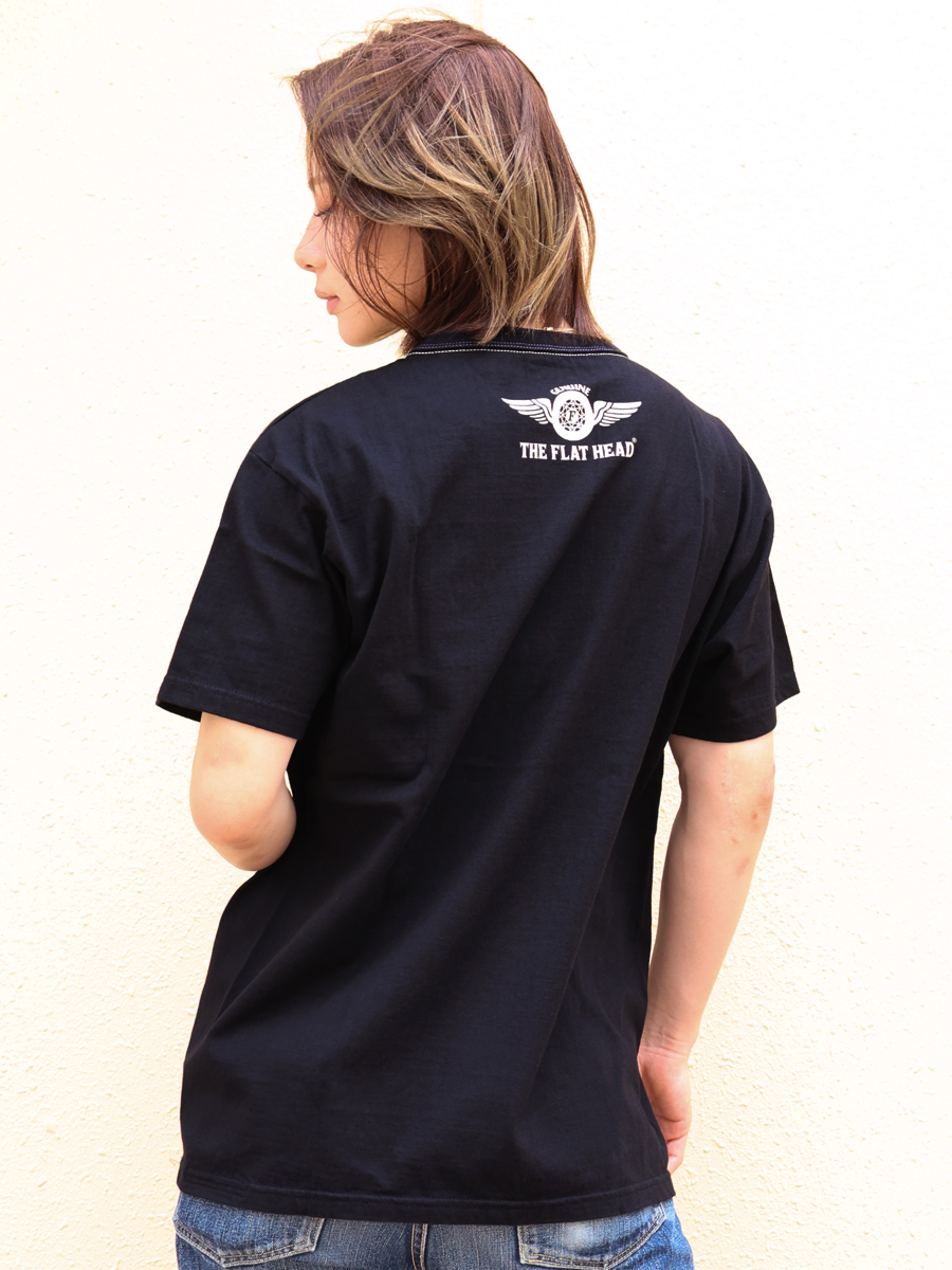 3本針の1本外し Tシャツ FN-THC-203