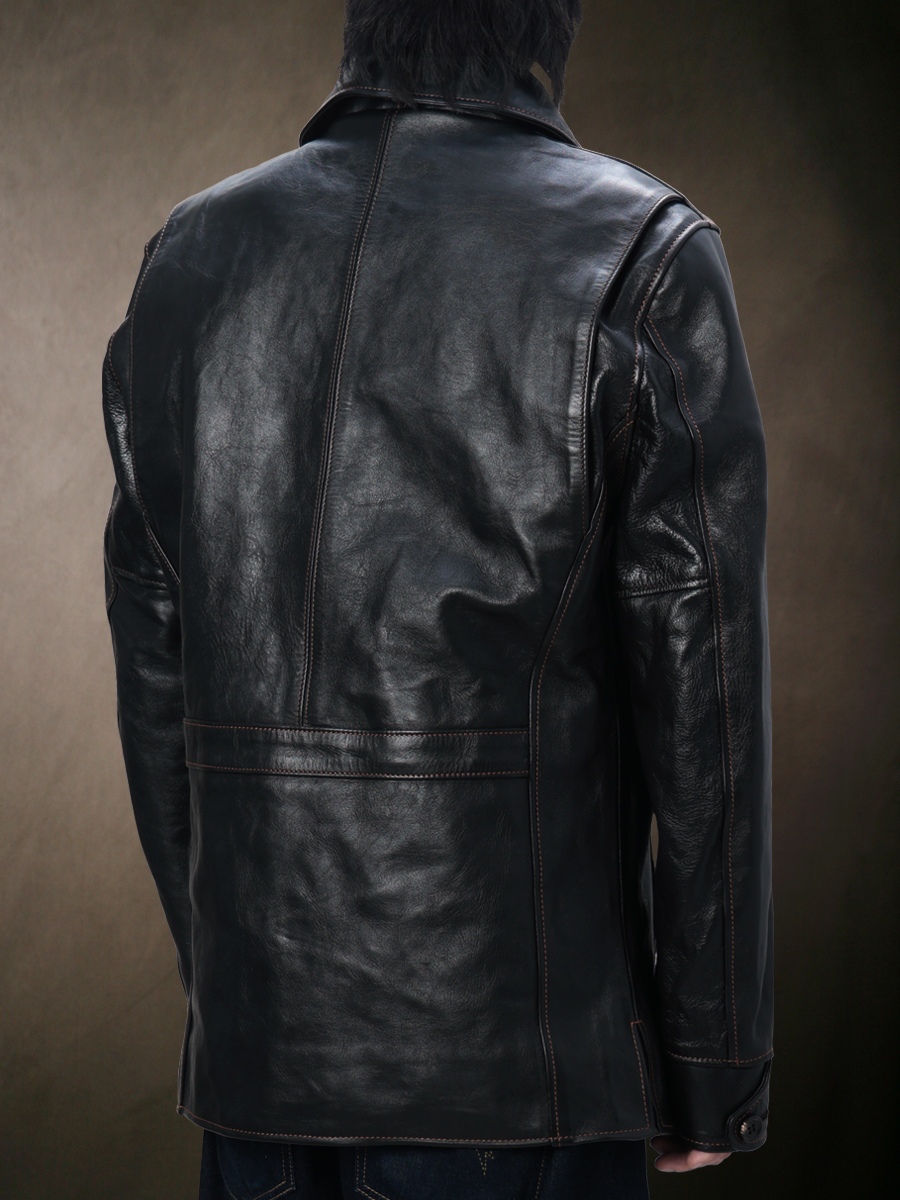 希少 FLATHEAD ホースハイド 馬革 カーコート レザー フラットヘッド ホースハイド カーコート FN-LC-H002 | THE FLAT HEAD