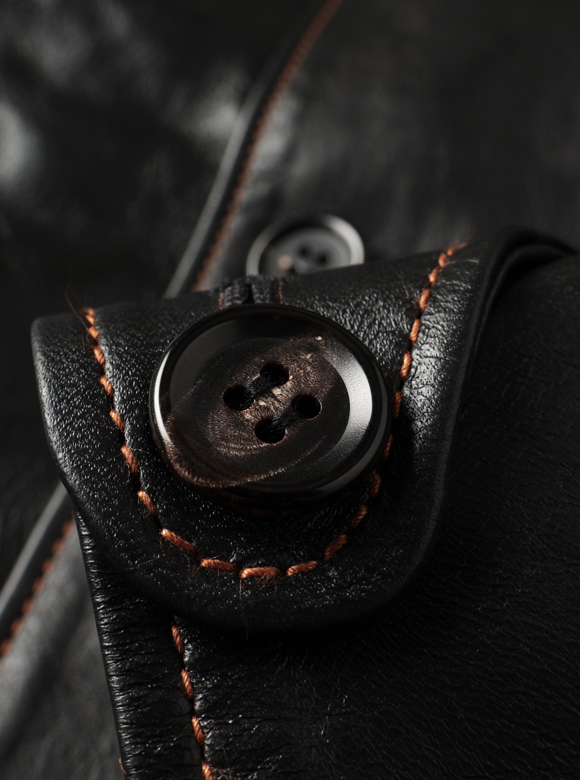 希少 FLATHEAD ホースハイド 馬革 カーコート レザー フラットヘッド ホースハイド 50'Sジャケット FN-LJ-HJ002 | THE FLAT HEAD