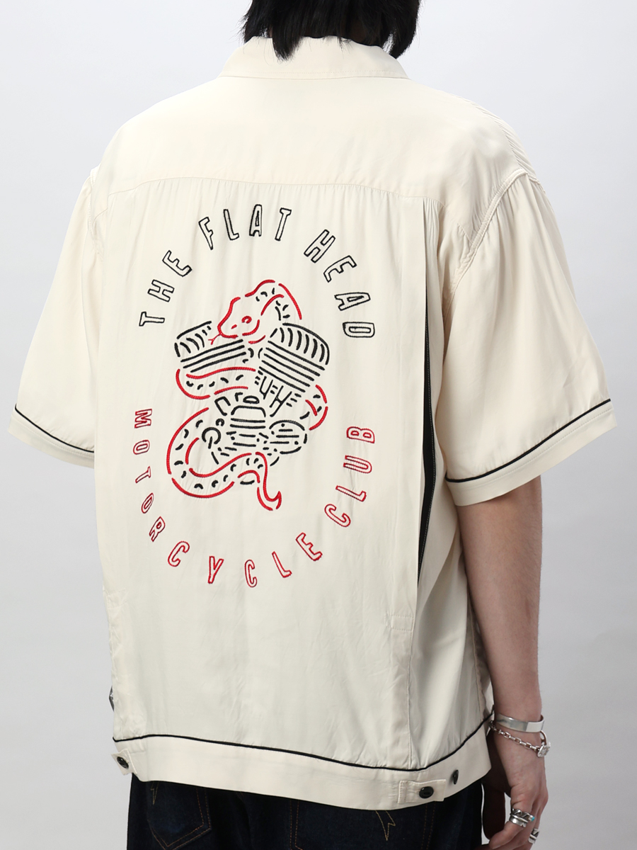 直営店限定 ボーリングシャツ FN-SRO-008SB