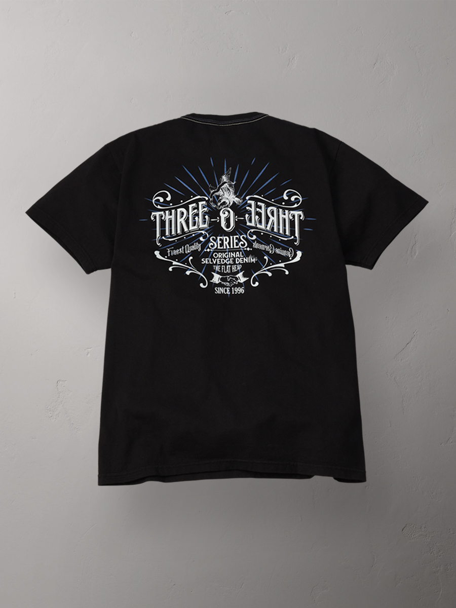 3本針の1本外し Tシャツ FN-THC-057