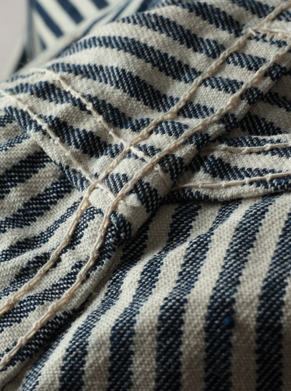 .03 二本針のチェーンステッチによる巻き縫い